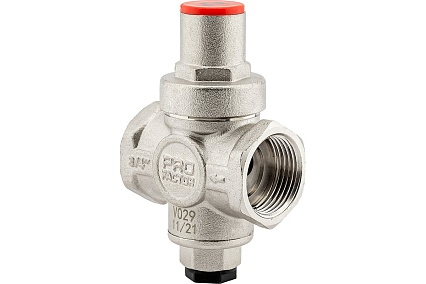 Редуктор давления PROFACTOR поршневой, c коннектором манометра 3/4" PF PRV 251.20