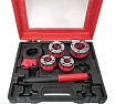 Набор клуппов для нарезания трубной резьбы S.E.B. 1", 1/2", 3/4", 1 1/4" кейс 511DL-KL01