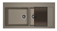 Кухонная мойка Florentina Россана 100 см серый шелк FS, 20.335.E1000.307