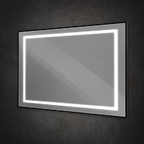 Зеркало BelBagno SPC-KRAFT-1200-800-SENS-NERO 120x80 см сенсорный выключатель, черный