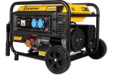 Генератор Champion GG3200EW (3,2/3,5кВт OHV 7,5лс 15л 48кг эл.старт колеса)