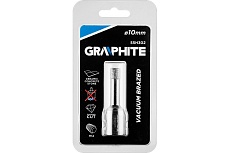 Коронка алмазная вакуумная пайка 10 мм, M14 Graphite 55H302