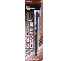 Сверло универсальное квадро 10 мм TRIO-DIAMOND 440110