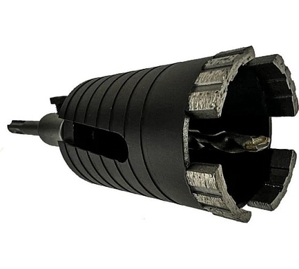Коронка алмазная по бетону 50 мм SDS+ Black Version Diamond Industrial DIDCC50BL