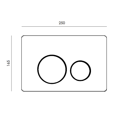 Кнопка смыва AQUAme AQM4111GM оружейный металл Кнопка смыва AQUAme AQM4111GM оружейный металл