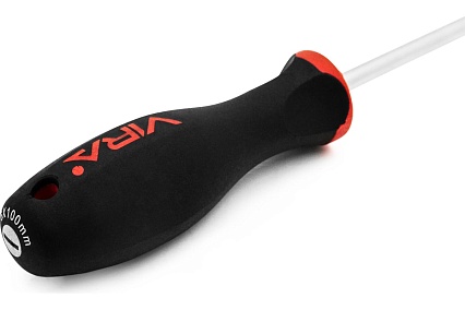 Отвертка RAGE by VIRA SL6x100 CR-V эргономичная двухкомпонентная 391102