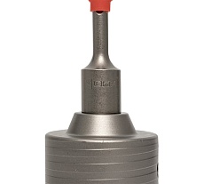 Коронка буровая по бетону с оснасткой Master TCT-72 (72 мм; М22; SDS-plus) EKF tct-72-m22