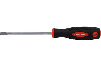 Шлицевая отвертка Forcekraft магнитная "Profi" S2 SL 6.5х125 мм, 27154 FK-70165125