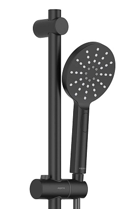 Душевой гарнитур Aquatek Оберон AQ2014MB черный матовый