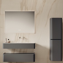 Мебель для ванной Vincea Caprise 100 см серый матовый