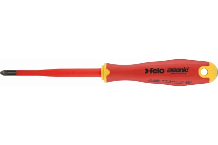 Диэлектрическая отвертка Felo PZ 1х80, E-Slim Ergonic 41519290