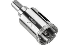 Коронка алмазная по керамограниту и керамике с центрирующим сверлом 28 мм Diamond Industrial DIDCSC028