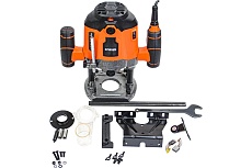 Универсальный фрезер Спец МФУ-2000 нов. дизайн ,2000 Вт,12000-26000 об/мин, 6-8-12 мм+ маркер + трикотажные перчатки + рулетка 5 м х 18 мм СПЕЦ-4038/3385/8058/3601