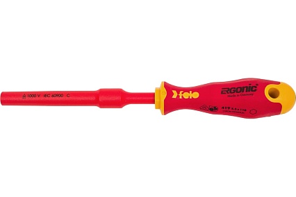 Набор диэлектрических отверток M-TECH Felo Ergonic в кейсе, 6 шт 41910636