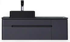 Тумба со столешницей Jorno Shine 120 см антрацит