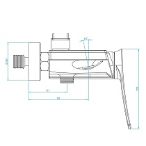 Душевая стойка RGW Shower Panels SP-33 хром