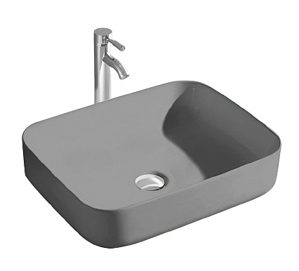 Раковина Aquatek Вега AQ5515-MG 50 см серый матовый