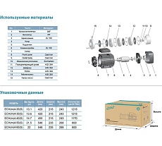 Многоступенчатый насос LEO ECH 4-50 1796