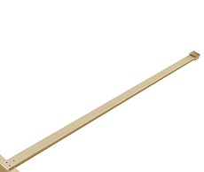 Душевая перегородка Vincea Walk-In VSW-1HP120GWBG 120x200 брашированное золото, золотые нити