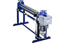 Электромеханические вальцы ООО Металлица трехвалковые, с ручным прижимом МГ-1250-В АА0038