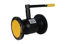 Шаровой стальной кран БРОЕН балломакс кшт для теплоснабжения ф/ф dn 100 pn 16 с рукояткой RG008SC4JOG0RO