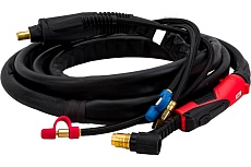 Горелка FB TIG 550W с жидкостным охлаждением (4 м; ПВ100%; 550А DC; 385А AC) Fubag 31880