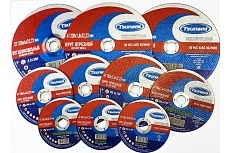 Круг зачистной по металлу PROFESSIONAL Tsunami 27 180x6х22 мм A 24 Q BF 80 D16171180602200