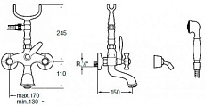 Смеситель для душа Roca Florentina 5062222A0