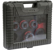 Набор трубных клуппов Yato 4 предмета, 3/8&quot;; 1/2&quot;; 3/4&quot;; 1&quot; YT-29001