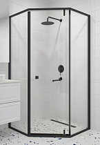 Душевой уголок RGW Hotel HO-088B 100x100 прозрачное, черный 350608800-14