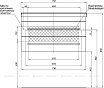 Тумба с раковиной Aquanet Нота 75 см белый