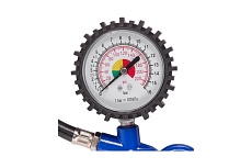 Пистолет для подкачки шин KingTul с аналоговым манометром и шлангом 0-16Bar, в блистере KT-STG-05(28403)