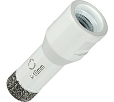 Коронка алмазная по керамограниту 16 мм, M14 на УШМ Diamond Industrial DIDKVP16M14