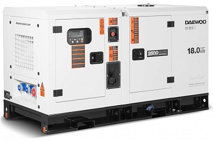 Дизельный генератор Daewoo с водяной системой охлаждения DDW 22 SSE-3