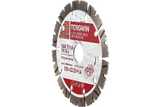 Диск алмазный отрезной сегмент по железобетону Best for reinforced concrete Industrial 125x22.2/12x1.6 мм TORGWIN T1844453