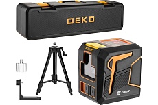 Лазерный самовыравнивающийся уровень Deko DKLL11 PREMIUM в кейсе со штативом 1 м 065-0271-2