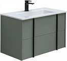 Тумба с раковиной Allen Brau Reality 80 см cement grey matt