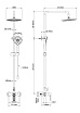 Душевая стойка Wonzon&Woghand WW-B2166-A-MB черный матовый