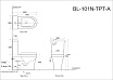 Унитаз-компакт Aquanet Rimless Nova BL-101N-TPT-A