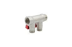 Коллектор VRT 3/4&quot;x1/2&quot;, с отсечными кранами, 2 выхода 531861
