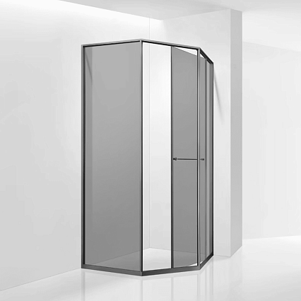 Душевой уголок RGW Stilvol SV-82Gr L 90x90 тонированное, серый 33328299-310L