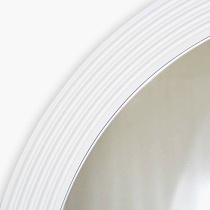 Зеркало La Fenice Terra 65x65 см с подсветкой, белый матовый FNC-02-TER-B-65