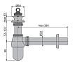 Сифон для раковины Alcaplast Design A437 выпуск 32