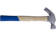 Кованый молоток-гвоздодер Toolberg деревянная ручка, 450 г 90002912645