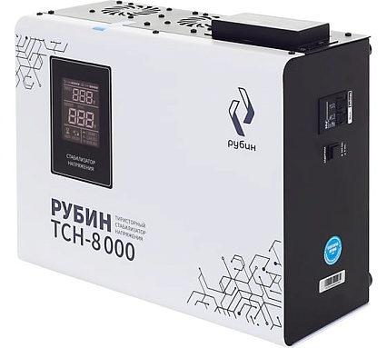 Стабилизатор напряжения однофазный Рубин ТСН 8 000 (8000ВА) РЭ-ТСН 8000