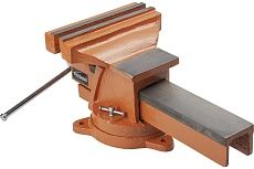 Слесарные поворотные тиски AV Steel 200мм чугун AV-940120