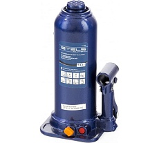 Гидравлический бутылочный домкрат 10 т, h подъема 222-447 мм Stels 51166