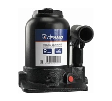 Гидравлический бутылочный домкрат ПРАМО 2т двухштоковый 150-370 мм TF0202