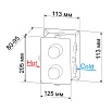 Душевой набор RGW Shower Panels SP-6143-01 встраиваемый, хром