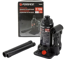 Бутылочный домкрат Forsage F-T90204(DS) 2 т, с клапаном, 148-278 мм 51442